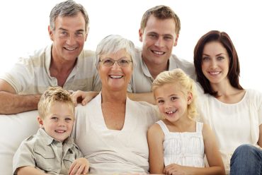 Three-generation happy family